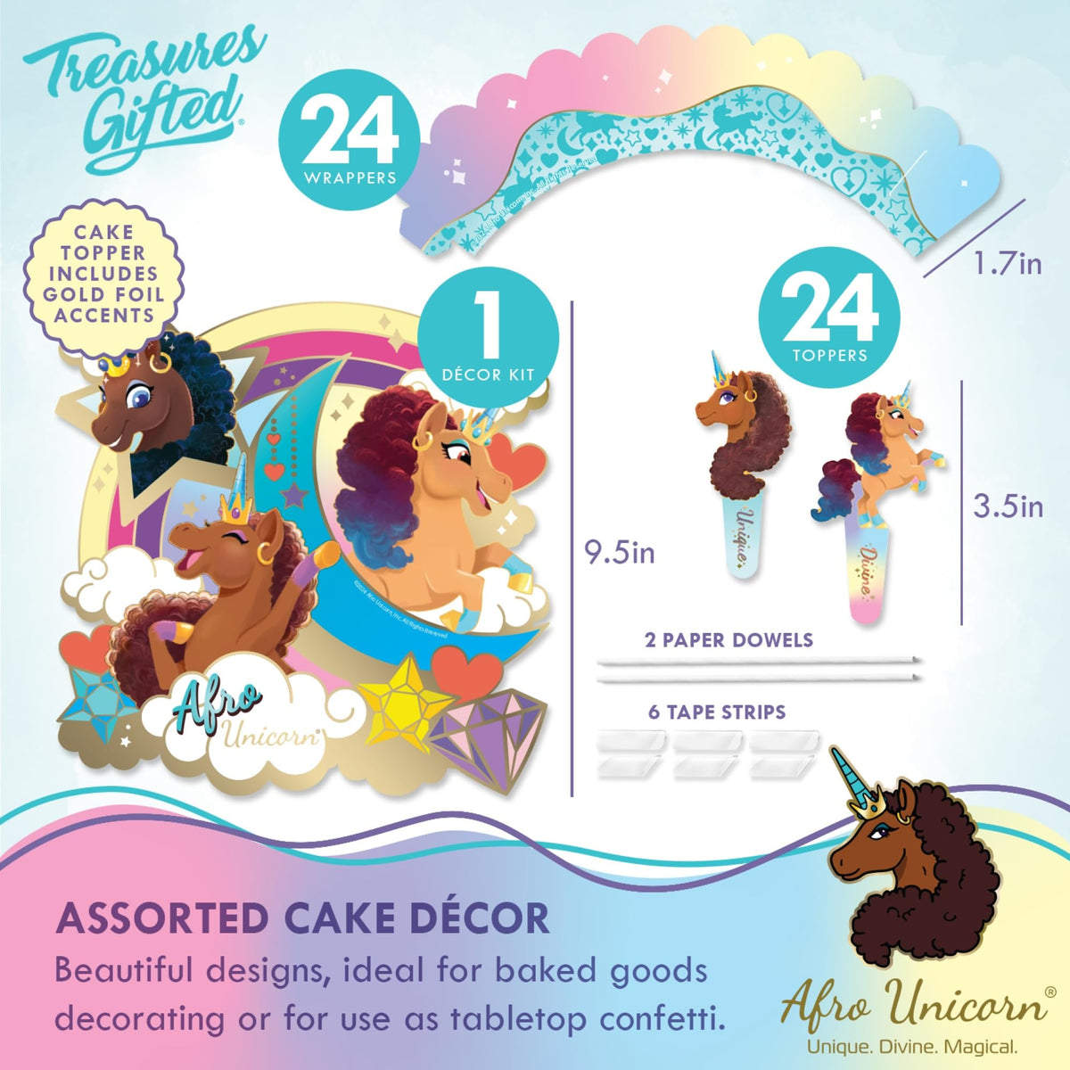 Afro Unicorn Ultimate Set