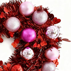 Heart Wreath Shiny Ornament Crafts