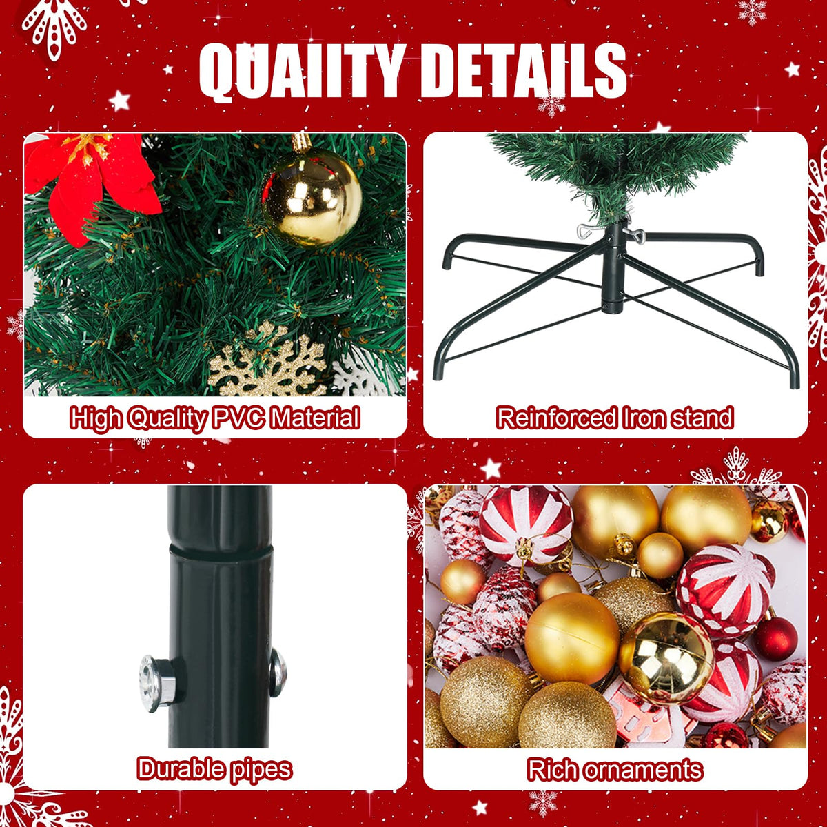 Christmas Artificial Tree Arch – PVC Holiday Archway Decor for Indoor & Outdoor Events