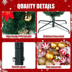 Christmas Artificial Tree Arch – PVC Holiday Archway Decor for Indoor & Outdoor Events