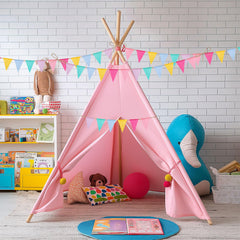 Pastel Burlap Pennant Banner – Triangle Flag Garland for Birthday & Outdoor Party Decor