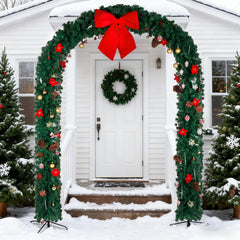 Christmas Artificial Tree Arch – PVC Holiday Archway Decor for Indoor & Outdoor Events