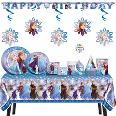 Unique Frozen Birthday Kit - Serves 16