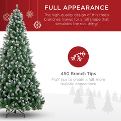 Best Choice Products Pre-Decorated Holiday Christmas Tree