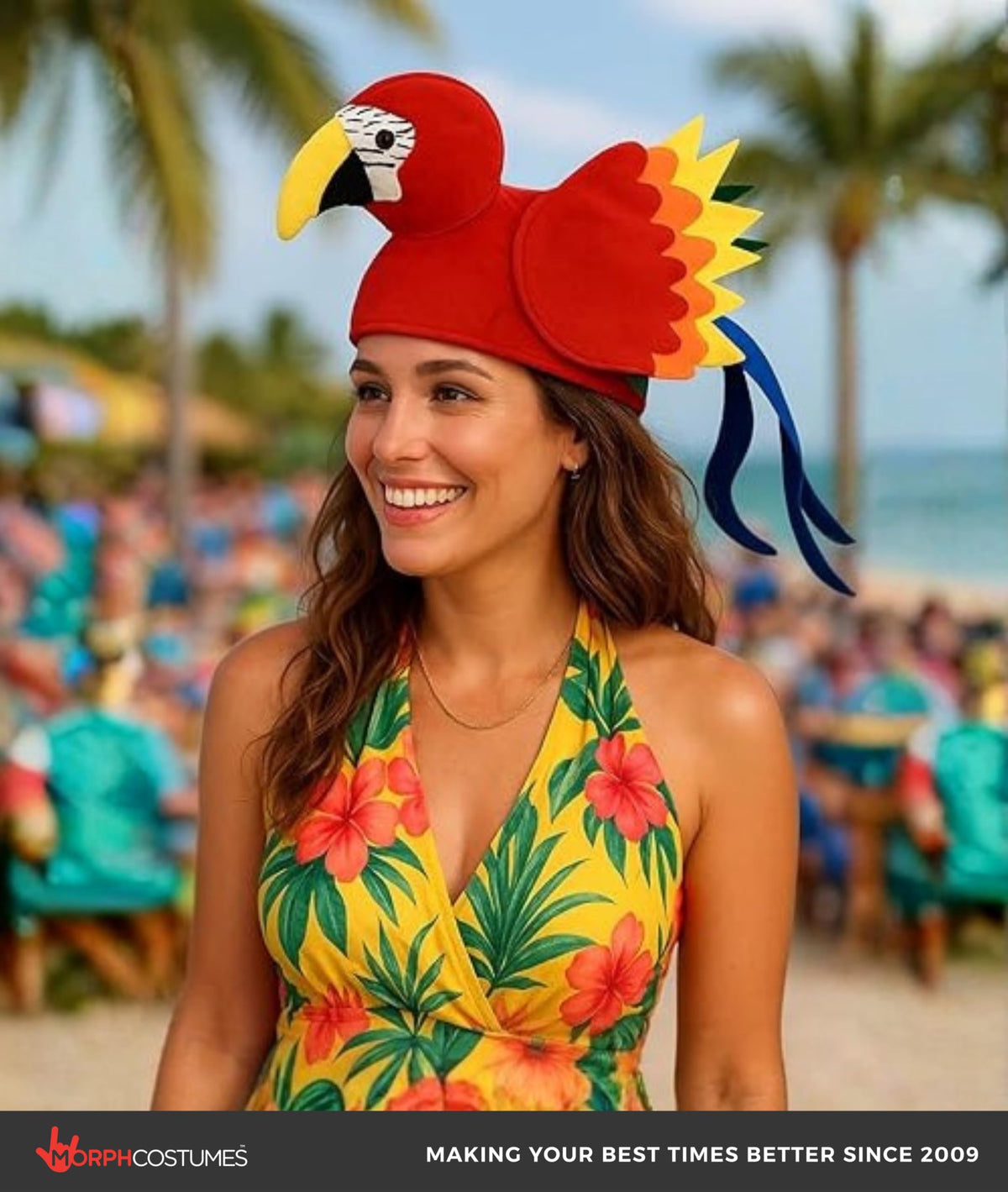 Adult Parrot Hat – Funny Bird Costume Headwear, One Size