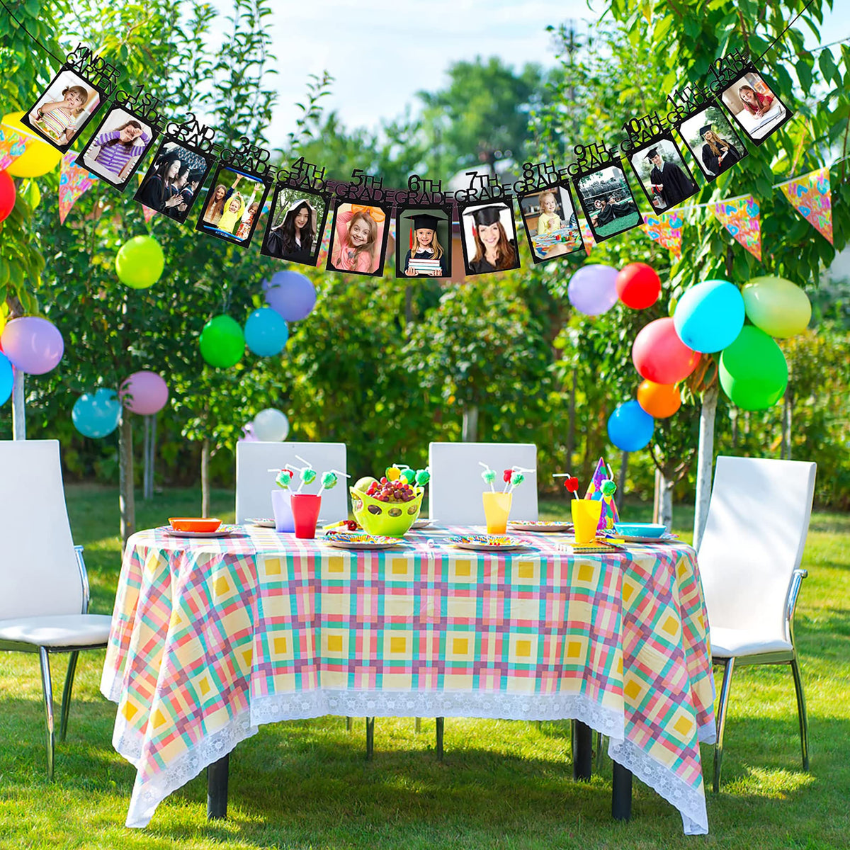 Graduation Photo Banner – Party Decoration for School & College Events