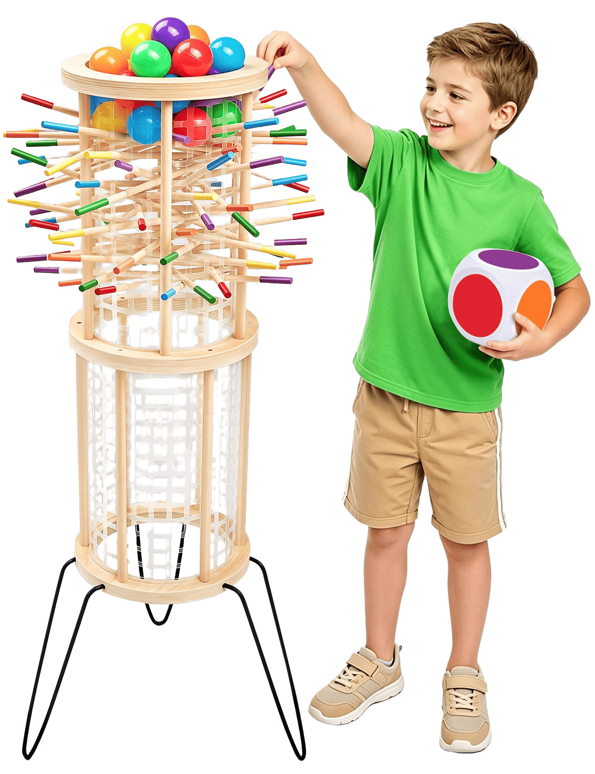 Giant Wooden Tower Game – 4FT Outdoor Game